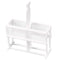 uxcell Microscope Slides Rack 24 Positions Polypropylene Staining Rack White for Research Experiments...