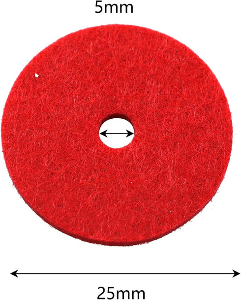 ZYAMY 100pcs Sewing Machine Spool Pin Felt Pad 1x0.2x0.08 inches Felts Thread Spool Pin Sewing Machine Spool Adapter Treadle Sewing Machine Parts ...