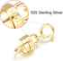 Zpsolution 925 Sterling Silver Magnetic Necklace Clasps and Closures, Magnetic Clasp Converter for Jewelry Making Supplies, Chain Extender Connect...