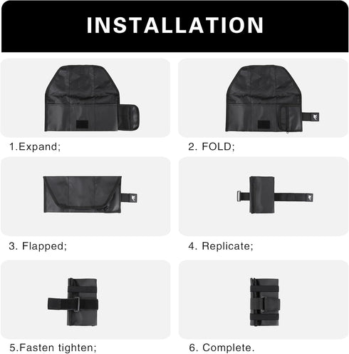 Rhinowalk Bike Saddle Bag Bicycle Under Seat Bag Repair Tools Pouch Frame Bag for Mountain Road Bike Cycling Accessories...