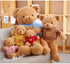 Cute Teddy Bear Plush Stuffed Animal, Teddy Bear with Coffee Hoodie, Gifts for Children(15.7" Brown)...