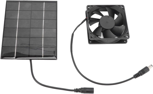 Solar Panel Fan Kit, Mini Solar Powered Exhaust Fan, Heat Dissipation Tool for Greenhouse, Chicken Coops, Sheds, and Windows...