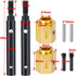 RCLIONS Steel Stub Axle with Brass Extended Wheel Hubs Hex +14mm for TRX4 1/10th RC Crawler Car...