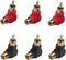 RCA 90 Degree Adapter, 6Pcs Right Angle RCA Adapter Gold Plated RCA Male to RCA Female Connectors for Tight Space...
