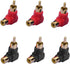 RCA 90 Degree Adapter, 6Pcs Right Angle RCA Adapter Gold Plated RCA Male to RCA Female Connectors for Tight Space...