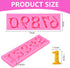 OBTANIM Silicone Number 0-9 3D Embossed Fondant Chocolate Mold with Stick Hole for Birthday Cake Decorating DIY Baking...