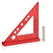 Small Carpenter Square, Woodworking Square Small, Small Triangle Square, 90 Degree Small Square Ruler, Woodworking Measuring Tool with Fixed Miter...