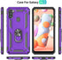 for Galaxy A11 Phone Case, Samsung A11 Phone Case with Screen Protector, Military Grade Protective Cases with Ring for Samsung Galaxy A11 (Purple)...
