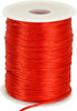 TONIFUL 2mm x 110 Yards Red Nylon Cord Satin String for Bracelet Jewelry Making Rattail Macrame Trim Cord Necklace Bulk Beading Thread Kumihimo Ch...