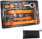 Auto Door Dash Panel Audio Trim Molding Install Removal Tool Kit with FREE Tool Bag 13 Pack, No-Scratch Car Body Radio Interior Upholstery Repair ...
