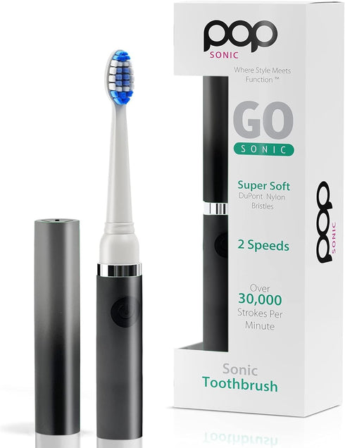 Pop Sonic Electric Toothbrush (Ombre) - Travel Toothbrushes w/AAA Battery | Kids Electric Toothbrushes with 2 Speed & 15,000-30,000 Strokes/Minute...