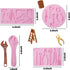 Hand Tools Silicone Molds, Construction Tools Fondant Molds, 3D Sugar Chocolate Molds for Cake Decoration Cupcake Topper Cookie Candy Polymer Clay...