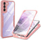 CCSamll for Samsung Galaxy S21 5G Clear Case with Screen Protector, Slim Shockproof Soft TPU Bumper Full Body Protection Phone Cover Case for Sams...