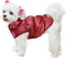 Winter Warm Dog Jacket for Small Medium Dogs Cat Cold Weather Coats with Harness Paded Dog Fleece Vest Waterproof Windproof Dog Snow Jacket Pet Pu...