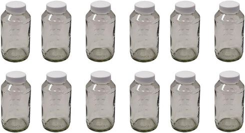 Preval 269 Glass Jar, 6-Ounce (12 JARS)...