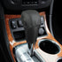 Custom Fit Black Genuine Leather Gear Shift Knob Cover for GMC Acadia 2007 08 09 10 11 12 13 14 15 2016 Automatic Accessories (Black pattern black...