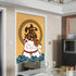 Japanese Noren Doorway Curtain Tapestry Maneki Neko Lucky Cat Door Curtain Ukiyoe Wave Room Divider Home Decoration, 33 x 35 inches...