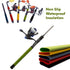 Accering Frosted Pattern Fishing Rod Grip Wrap, Heat Shrink Grip Tubing, Fishing Rod Handle Shrink Wrap (?40mm, L3.28 ft, Fruit Green)...