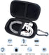 HOOTEK Hard Drive Hard Case, 2Pack Rectangle Shaped Portable Protection EVA Shockproof Earbuds Earphone Headset Headphone Carrying Cases with Zipp...