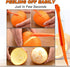 Orange Peeler tools Plastic Orange Peeler Citrus Remover Easy Open Citrus Lemon Citrus Peel Cutter Vegetable Slicer Fruit Tools Kitchen Gadgets (O...