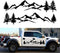 sundan 2PCS Car Side Body Stickers Mountain Tree Forest Graphic Decals DIY Vinyl Sticker Decals for Car Truck SUV RV Camper Trailer, 77.95''x15.74...