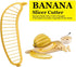 Guyuyii Banana Slicer – Safe, Easy Kitchen Gadget for Kids and Adults | Get 18 Even Slices in Seconds | Perfect for Fruit Salad, Cereal and Desser...