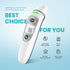 Forehead Thermometer for Adults, Digital Infrared Thermometer for Baby and Kids, Touchless Thermometer for Fever with LCD Screen, Fever Alarm, Mem...