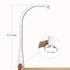 White Crib Mobile arm with Music Box Spin Motor, Nursery Decor Hanger,Holder for DIY Clamp Mobile, 35 Lullabies?Volume Control (Rotating only?Musi...