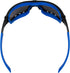 Birdz Eyewear Gasket Safety Padded Motorcycle Sport Sunglasses Blue with Smoke Lens...
