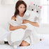shangman Lovely Plush Cat Doll Cute Cartoon Soft Stuffed Kitten Long Throw Sleeping Pillow Toy Gift for Kids Girlfriend Multiple Size (Grey,70cm/2...