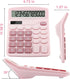 Office Desk Calculator, Cute Calculator for Kids, Basic Calculators Desktop, Dual Power Simple Financial Calculator with Big Button Large Display ...