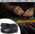 GORGECRAFT 5m*4mm*2mm Black Leather Strips Flat Leather Cord Cowhide String Braiding Leather Thread Rope for DIY Crafts Necklace Bracelets Anklet ...