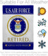 Breeze Decor US Air Garden Flag Armed Forces USAF United State American Military Veteran Retire Official House Decoration Banner Small Yard Gift D...