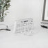 Plymor Clear Acrylic Ribbon-Style Display Easel, 1.875" H x 1.75" W x 2.625" D (6 Pack)...