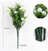 RECUTMS Artificial Flowers, Fake Boxwood Outdoor UV Resistant Plants Artificial Springs Flowers Eucalyptus Greenery Shrubs Bridal Wedding Bouquet ...