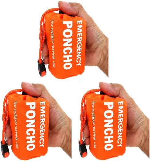 GALAXYLENSE Galaxy Thermal Mylar Emergency Ponchos Raincoat Blanket Reversible Survival Gear for Sport Outdoor Camping Hiking Traveling with Whist...