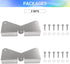 2 Pcs Gutter Extension Hinge, Gutter Downpipe Extension Hinge, Downspout Extension Flip-Up Hinge,Easy DIY Install on Any Size Rectangle or Square ...