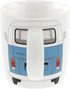 BRISA VW Collection - Volkswagen Large Ceramic Coffee-Tea-Cappuccino Mug Cup in T2 Bus Campervan Design (370 ml/12.5 fl oz) (Blue)...