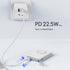pzoz 5000mAh Portable Magnetic Small Mini Power Bank Battery Pack with Apple Watch Wireless Charger,Built in Cable Lightning Type C PD Travel Fast...