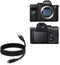 BoxWave Cable Compatible with Sony Alpha a7R IV - DirectSync - USB 3.0 A to USB 3.1 Type C, USB C Charge and Sync Cable - 6ft - Black...