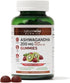 NatureWise Ashwagandha Gummies - Strawberry Kiwi - KSM-66 Ashwagandha with Vitamin D3 - Calming Support - Vegetarian Gummies - Non-GMO, Gelatin Fr...
