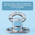 15 Sets Twist Lock Fasteners, Marine Grade Quarter Turn Fasteners, Rustproof Zinc Alloy Turn Button Eyelet and Stud for Securing Marine Canvas...