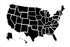 United States Map Stencil by StudioR12 | Craft DIY Home Decor | Paint Geographic Wood Sign | Reusable Mylar Template | Select Size (12 inches x 8 ...