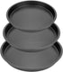 Non-Stick Round Cake Pans & Cookie Sheets Set – Easy-Clean Bakeware, 3-Piece Set (8-inch, 9-inch, 10-inch)...