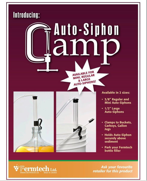 Fermtech Mini 14" Long Deluxe Siphoning Kit – Complete Home Brewing Equipment for Beer, Wine, Mead, and Craft Brew Making; Includes Auto Siphon Pu...