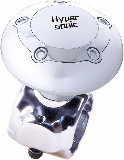 Hypersonic Vehicle Power Handle Car Steering Wheel Spinner Accessory Knob Universal Fit for Car (Silver)...