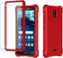 for Nokia C100 Case,Nokia C100 Phone Case with Screen Protector,Front Back Full Body Protective Design Frosted PC Back Soft TPU Bumper Raised Corn...