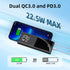 Portable Charger 10000mAh, Power Bank 5V/3A 22.5W Fast Charging USB-C in/Out LCD Dispaly Battery Backup for iPhone 15/14/13/12/11,Samsung,Google A...