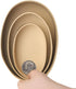 WANDIC Paper Mache Box, Set of 3 Oval Paper Mache Hat Kraft Paper Containers with Lids Ideal for Painting Crafting & Storage Accessories Jewelry G...