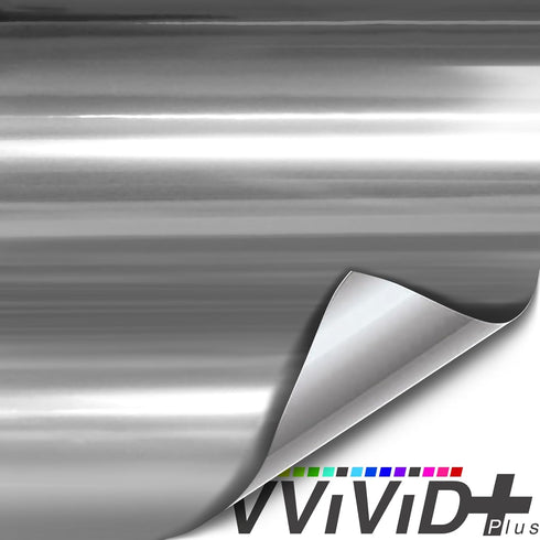VViViD Silver Mirror Chrome Self-Adhesive Vinyl Wrap Film (1.5ft x 5ft)...